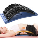 GENERIC BACK STRETCHER FOR LOWER BACK PAIN RELIEF - BLACK/BLUE - Like New
