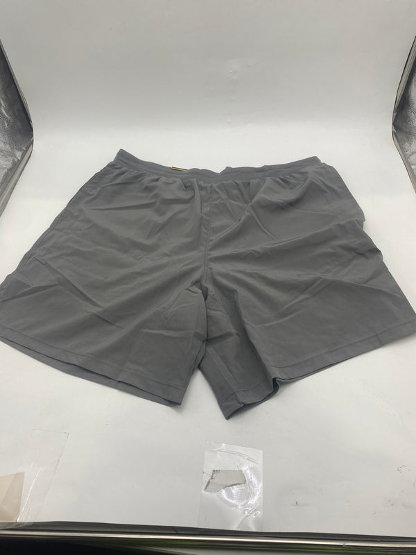 KICK START GEAR SPORTSWEAR SHORTS - SIZE: MEN 2XL - GRAY - Brand New
