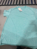 GALAXY BY HARVIC KICK START GEAR MEN'S SHORT SLEEVE CREW NECK TEE - XL - AQUA - Brand New