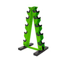CAP DUMBBELL RACK HOME GYM SPACE-SAVING WEIGHT RACK COMPACT RK-12BIS-GR-GREEN - Like New