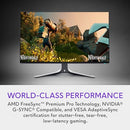 ALIENWARE GAMING MONITOR 27" 2560 X 1440 240HZ DISPLAY DP 1.4 - LUNAR LIGHT - Like New