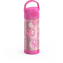 THERMOS 16OZ STAINLESS STEEL FUNTAINER WATER BOTTLE WITH BAIL HANDLE, PINK DISCO - Brand New