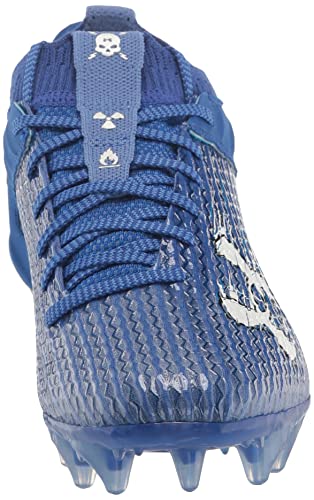 UNDER ARMOUR MEN'S BLUR SMOKE 2.0 MOLDED CLEAT - ROYAL/SURF/WHITE - SIZE 12 New