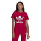ADIDAS ORIGINALS TREFOIL TEE - SIZE: WOMEN XS - BOLD PINK - Brand New