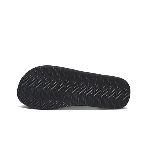 RF000313BLA REEF MEN'S SANDALS, SMOOTHY, BLACK, SIZE 9 - Brand New