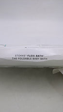 Stokke Flexi Bath Bundle - Foldable Bathtub + Newborn Support, Teal - Brand New