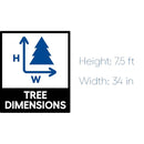 SANTA'S WORKSHOP 7.5FT SPRUCE PRE-LIT SLIM ARTIFICIAL CHRISTMAS - Scratch & Dent