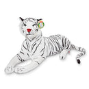 Melissa & Doug White Tiger - Plush Toy Animal All Ages Gift Boy or Girl - Brand New