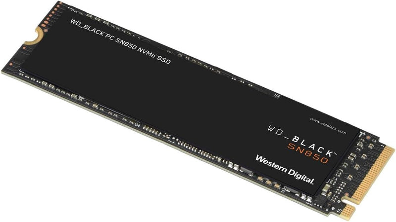 WD BLACK SN850 M.2 NVME SSD, PCIE GEN 4.0, 1TB WDBAPY0010BNC-WRSN - BLACK Like New