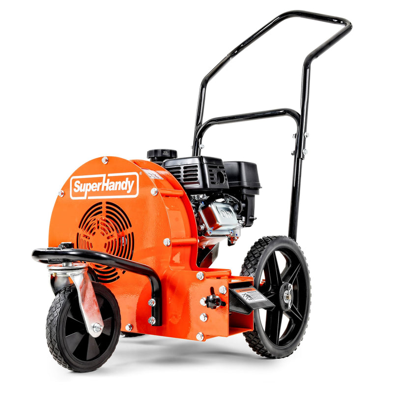 SuperHandy Walk Behind Leaf Blower Wheeled Manual-Propelled, 7HP 209cc, 4 Stroke - Like New