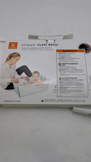 Stokke Flexi Bath Bundle - Foldable Bathtub + Newborn Support, Teal - Brand New