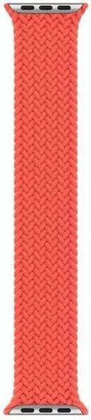 APPLE WATCH BRAIDED SOLO LOOP 44MM - SIZE 11 - ELECTRIC ORANGE - Like New