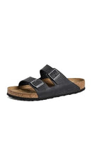BIRKENSTOCK ARIZONA BS SANDALS - UNISEX SIZE 9 MEN, SIZE 11 WOMEN - BLACK - Brand New