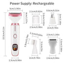 HAETFIRE ELECTRIC RAZORS SHAVERS FOR WOMEN BIKINI TRIMMER 5 IN 1 ELECTRIC - Like New