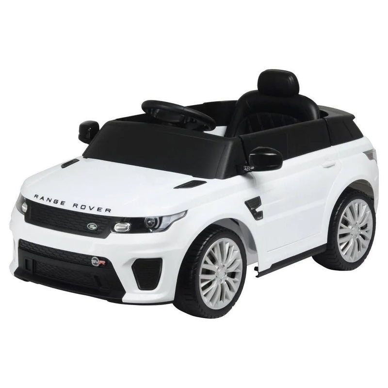 BEST RIDE ON CARS FOR KIDS 12V RANGE ROVER LICENSED BATTERY POWERED - WHITE - Like New