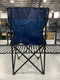 TREK OUTDOOR LIVING SOLUTIONS HEAVY DUTY CAMPING CHAIR - DARK BLUE - Brand New