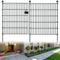 RICHMEN 10 PANELS GARDEN FENCE DOG OUTDOOR YARD VARIOUS CONTROL - BLACK - Like New