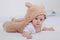 XMWEALTHY Cute Newborn Baby Boys Girls Blankets Plush Swaddle Blankets Brown - Like New