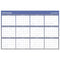 AT-A-GLANCE 2025 Wall Calendar, Dry Erase Wall Planner, Monthly, 48" x 32" Blue - Like New