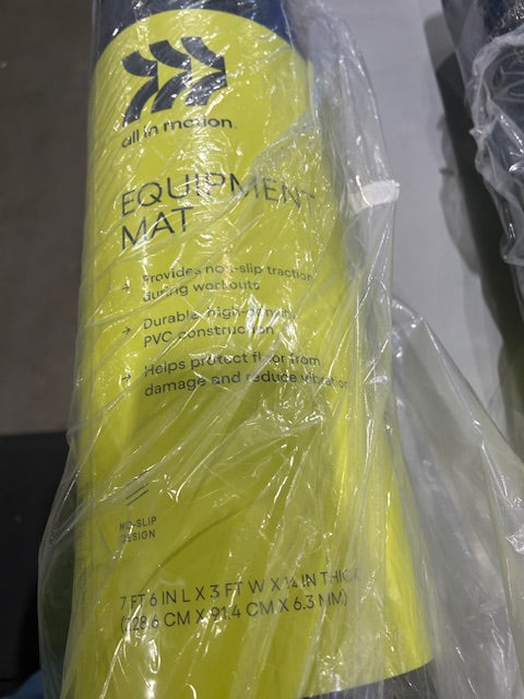 ALL IN MOTION EQUIMENT MAT 7.6'X3' BLACK - BLACK - Brand New