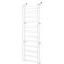 WHITMOR OVER THE DOOR SHOE RACK, 36 PAIR - WHITE - Like New