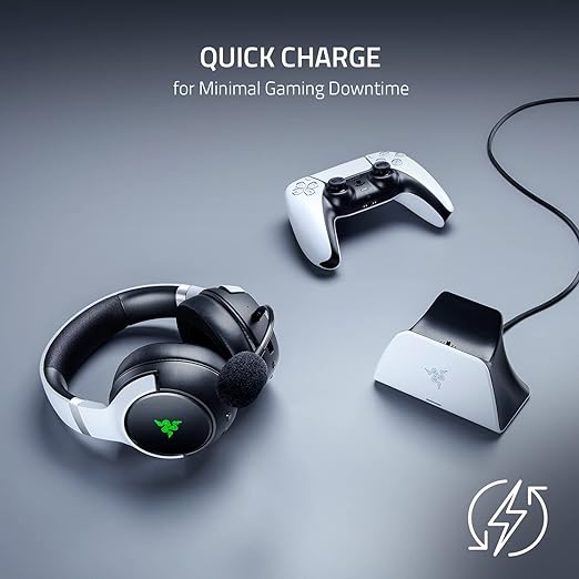 Razer Quick Charging Stand for PlayStation 5 Charge RC21-0190 - White Like New