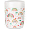 CHARCY 9OZ STAINLESS STEEL VACUUM INSULATED KIDS FOOD JAR - WHITE RAINBOW - Like New