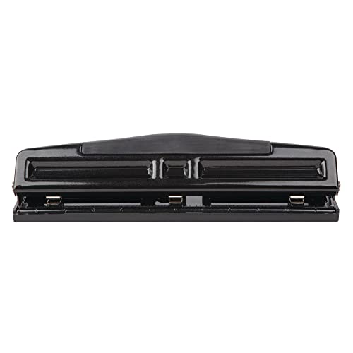 OFFICE DEPOT 3-HOLE ADJUSTABLE PUNCH - black - Like New