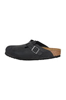 BIRKENSTOCK WOMEN'S BOSTON CLOGS - SIZE: 10 - BLACK OILED - Scratch & Dent