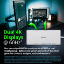 D-Link 10-in-1 USB-C Hub Max 100W Power Delivery Dual 4K HDMI Ports DUP-A01 - Like New