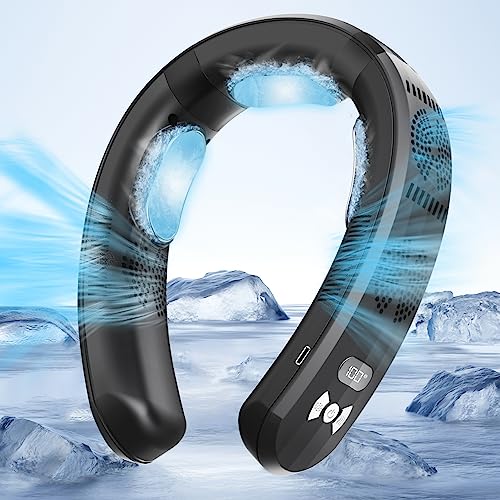 MISTFORE PORTABLE NECK AIR CONDITIONER FAN BLADELESS FANS HM869 - BLACK - Like New