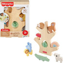 Fisher-Price Wood Stacking Toy Balance Tree, 10 Wooden Pieces - Brand New