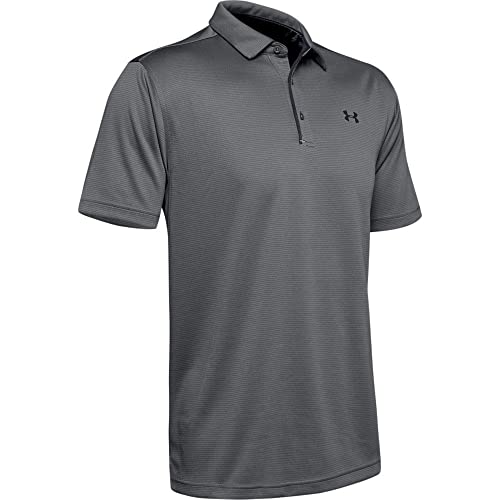 Under Armour Men's Tech Golf Polo Gray M - Brand New