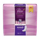 Poise Incontinence Overnight Pads, Ultimate Absorbency, Long, 90 Count - Brand New