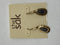 THE SAK EARRINGS - GOLD/PURPLE - Brand New
