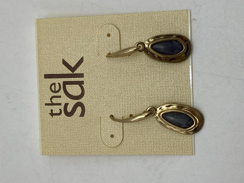 THE SAK EARRINGS - GOLD/PURPLE - Brand New