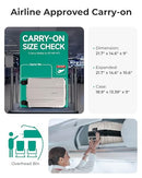 BAGSMART EXPANDABLE CARRY ON LUGGAGE 22X14X9 AIRLINE APPROVED - BIEGE - Like New
