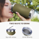 MEWAY 20oz Tumbler 8 Pack Cold Gray - B08116YVQY - Brand New