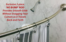 ROTATOR RODS FOR STANDARD TUBS 58.5" - 60" - BRIGHT CHROME - Like New