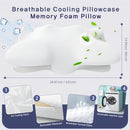 Extra High Loft Cervical Pillow, for Broad Shoulders, Firm Support Design - Like New