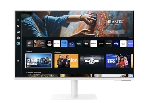 SAMSUNG 27" M70C SERIES 4K UHD USB-C SMART MONITOR & STREAMING LS27CM701UNXZA - Like New