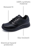 Skechers Men's Nampa Food Service Shoe, Black, 10.5 - Like New