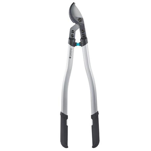 GARDENA 08710 Bypass Loppers Pruning Shears Heavy Duty Steel Blade - Silver - Like New