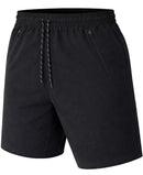 JUMP START MEN'S PERFORMANCE TRAINING SHORTS WITH ZIPPER POCKETS, SIZE:S - BLACK - Like New