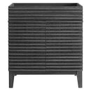 MODWAY 30 IN. RENDER BATHROOM VANITY CABINET - CHARCOAL - Like New