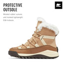 SOREL WOMEN ONA RMX GLACY WATERPROOF BOOT SIZE WOMEN 8 CANOE/SEA SALT - Brand New