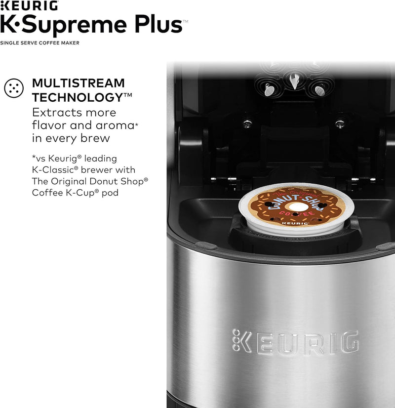Keurig K-Supreme Plus Single Serve K-Cup Pod Coffee Maker Stainless Steel Silver - Like New