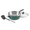 CUISINART PREFERRED PAN 4-PC SET - SAGE GREEN (MULTI-PURPOSE PAN w/COVER) - Like New