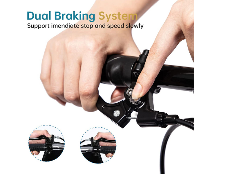 ELENKER BEST VALUE STEERABLE MEDICAL KNEE WALKER WITH 10" WHEELS - BLUE - Like New