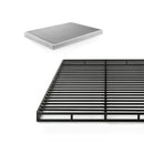 ZINUS QUICK LOCK METAL SMART BOX SPRING 4 INCH MATTRESS FOUNDATION FULL WHITE - Like New